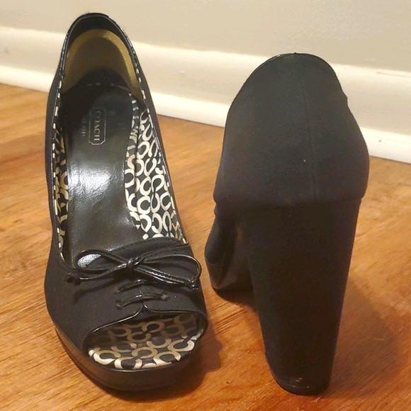 Coach Shoes - Coach Peep toe shoes